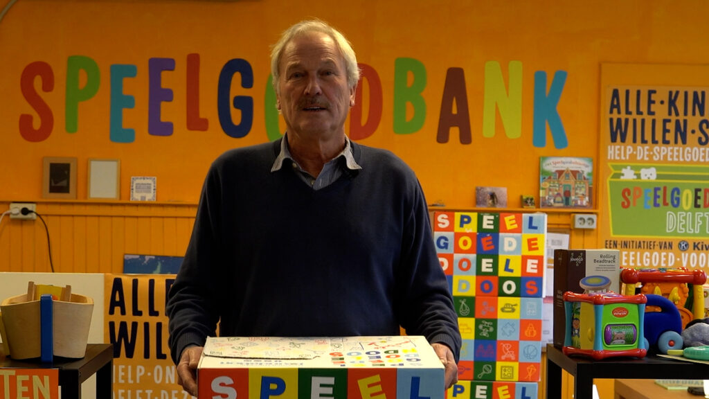 Speelgoededoelendoos: actie van de Mondial Movers Foundation
