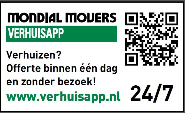 Verhuizen binnen Nederland met Mondial Movers